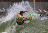 Brazil's Gabriel Medina, shown here on Day 1 of the Freshwater Pro eventually won his second straight Surf Ranch event. He also won the inaugural event in 2018.